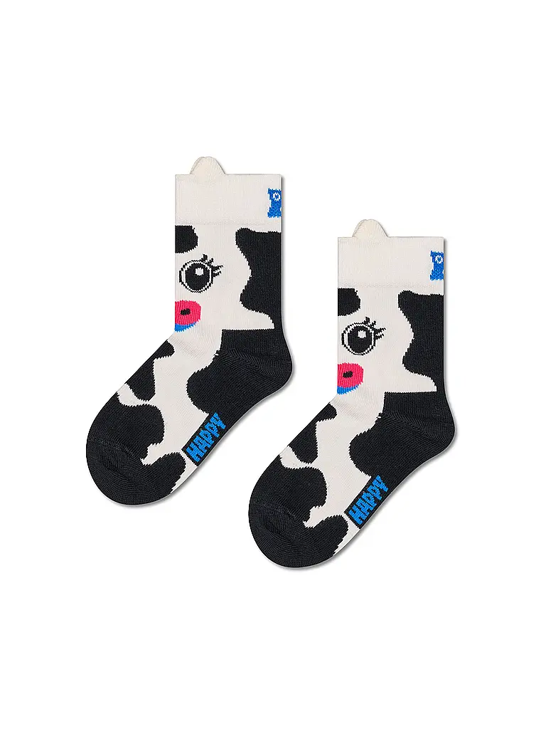 HAPPY SOCKS | Chaussettes enfant VACHE noir | 