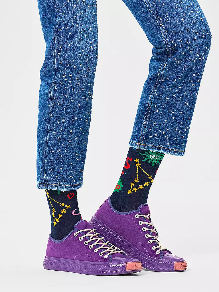 HAPPY SOCKS | Chaussettes Femme 36-40 BÉLIER marine | dunkelblau