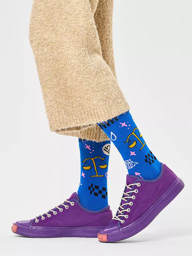 HAPPY SOCKS | Chaussettes Femme 36-40 BALANCE rose | blau