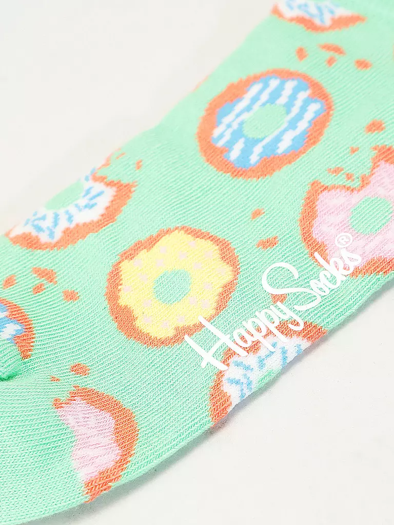 HAPPY SOCKS | Chaussettes Femme 36-40 DONUT vert clair | Vert
