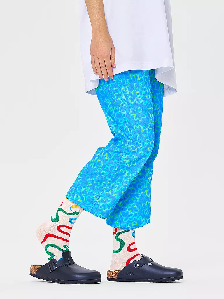 HAPPY SOCKS | Chaussettes Femme 36-40 SNAKES white | creme