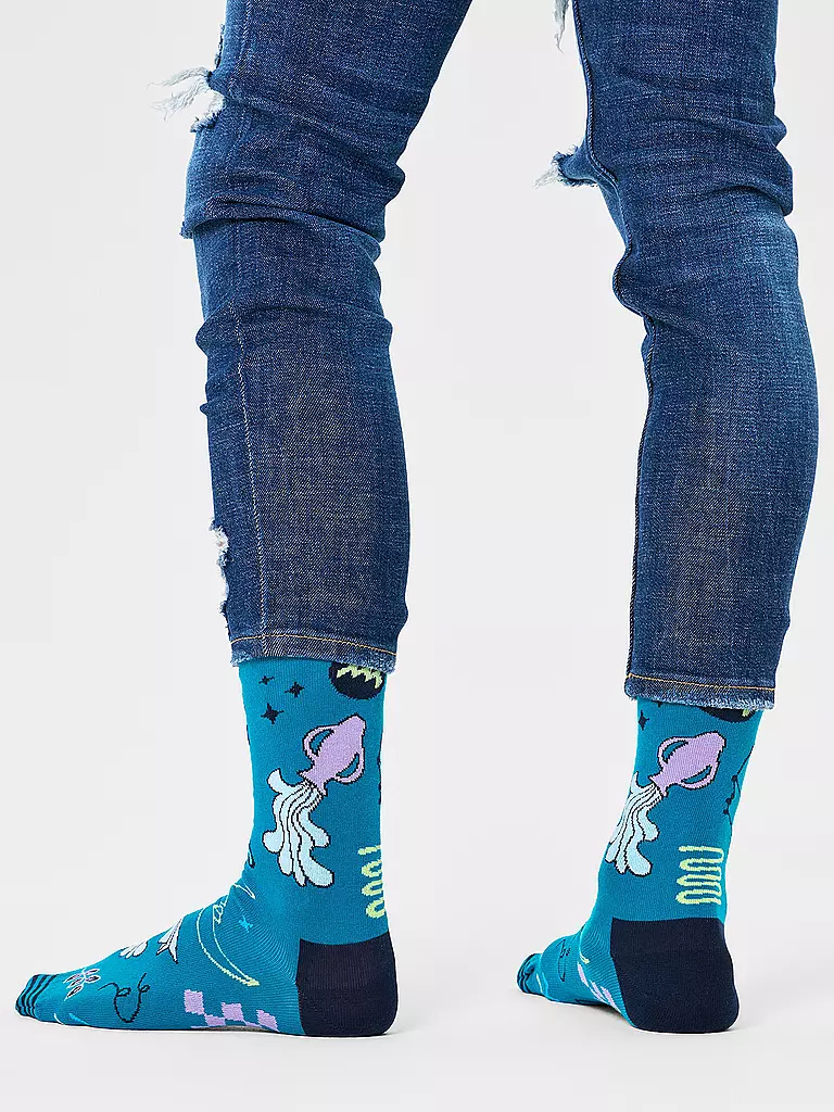 HAPPY SOCKS | Chaussettes Femme 36-40 VERSEAU turquoise | 