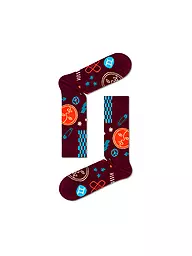 HAPPY SOCKS | Chaussettes femme 36-40 ZWILLING rouge foncé | Rouge foncé