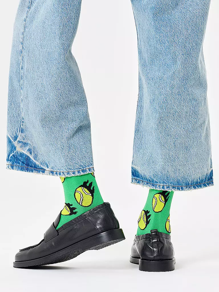 HAPPY SOCKS | Chaussettes Femme BALLE DE TENNIS 36-40 green | Vert