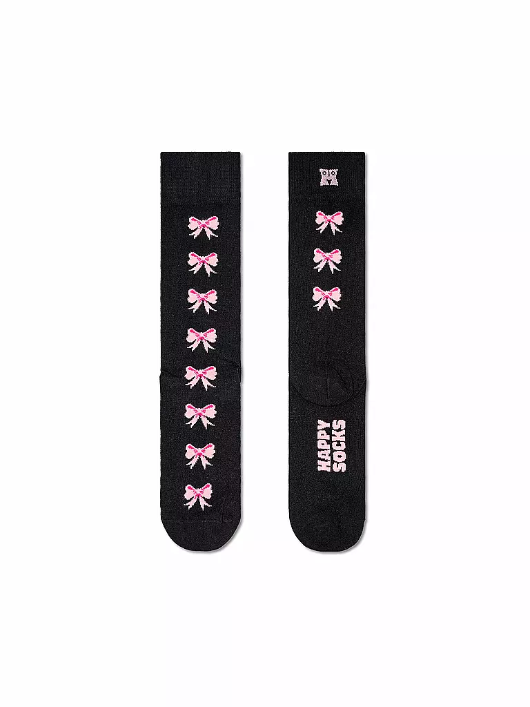 HAPPY SOCKS | Chaussettes Femme BOW 36-40 noir | 