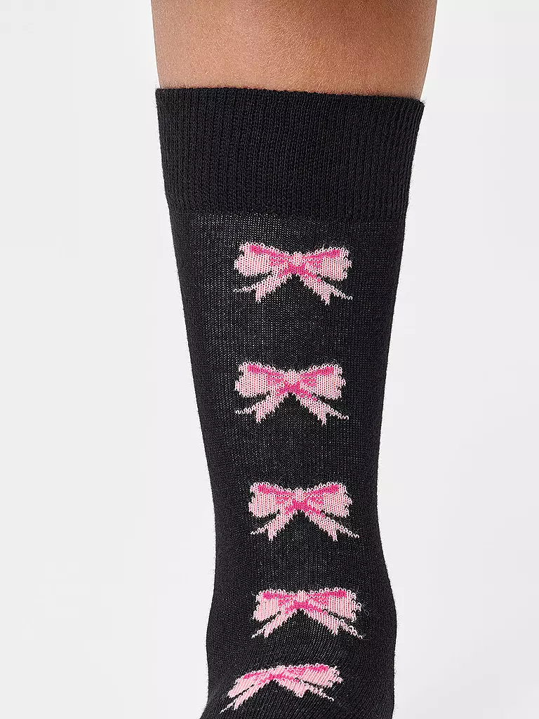HAPPY SOCKS | Chaussettes Femme BOW 36-40 noir | 