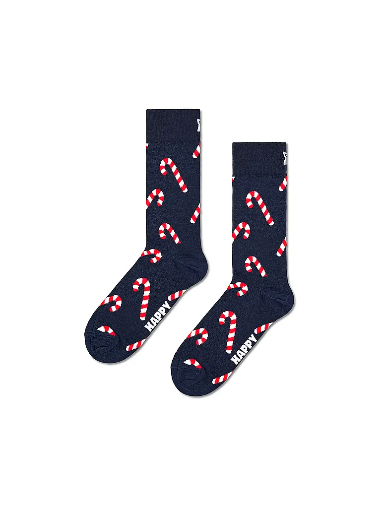 HAPPY SOCKS | Chaussettes femme CANDY CANE 36-40 marine | 