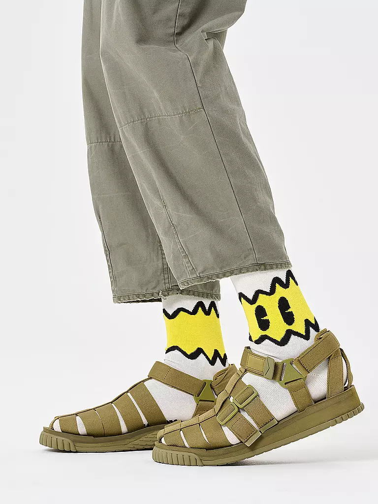 HAPPY SOCKS | Chaussettes Femme CHICKEN 36-40 white | Crème