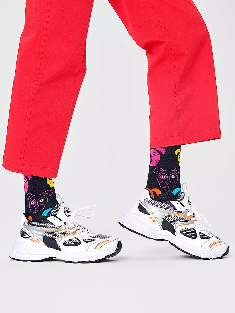 HAPPY SOCKS | Chaussettes Femme DOG 36-40 noir | 