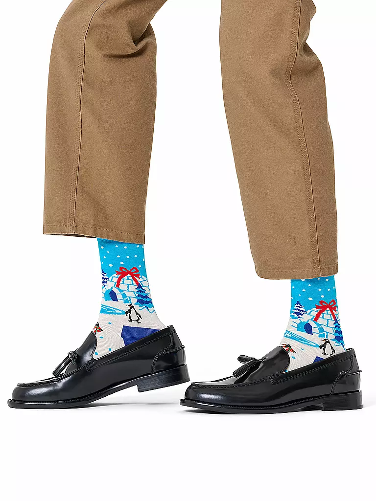 HAPPY SOCKS | Chaussettes Femme IGLOO 36-40 white | Blanc