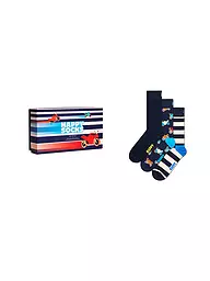 HAPPY SOCKS | Chaussettes Femme NAVY GIFT SET VESPA 36-40 Lot de 3 Marine | Bleu foncé
