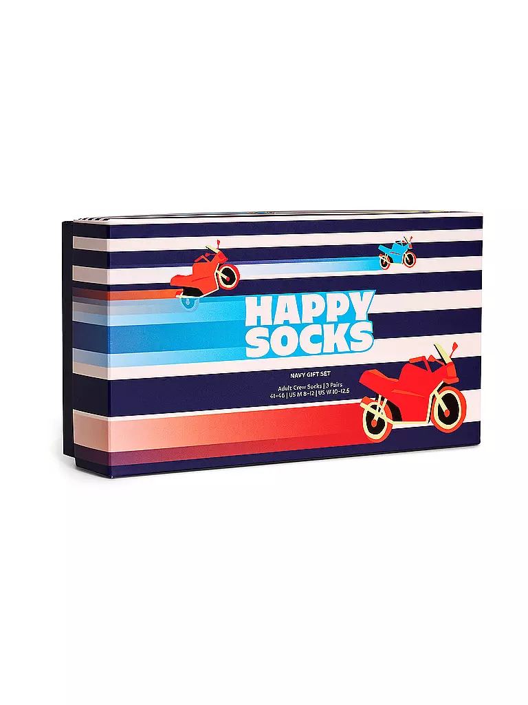 HAPPY SOCKS | Chaussettes Femme NAVY GIFT SET VESPA 36-40 Lot de 3 Marine | 