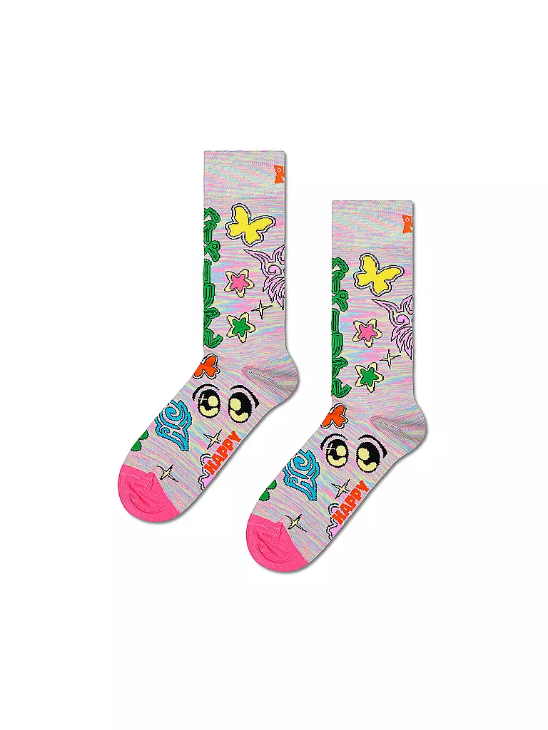 HAPPY SOCKS | Chaussettes femme OUT OF THIS WORLD SOCK 36-40 beige | Multicolore
