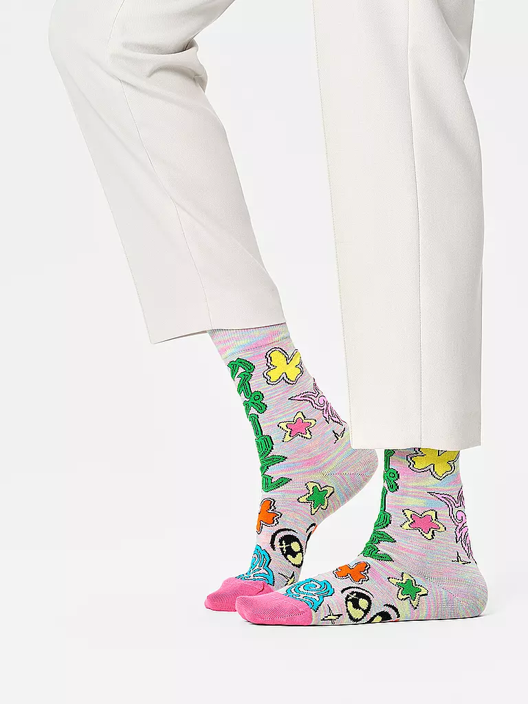 HAPPY SOCKS | Chaussettes femme OUT OF THIS WORLD SOCK 36-40 beige | Multicolore