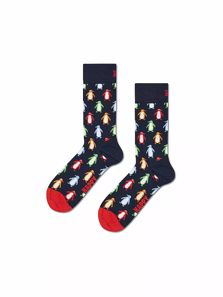 HAPPY SOCKS | Chaussettes Femme PENGUIN 36-40 navy | Bleu foncé