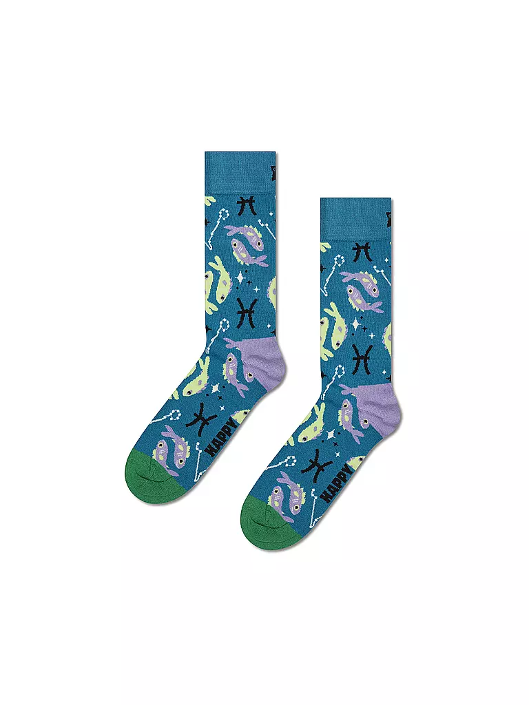 HAPPY SOCKS | Chaussettes Femme POISSON 36-40 marine | Bleu