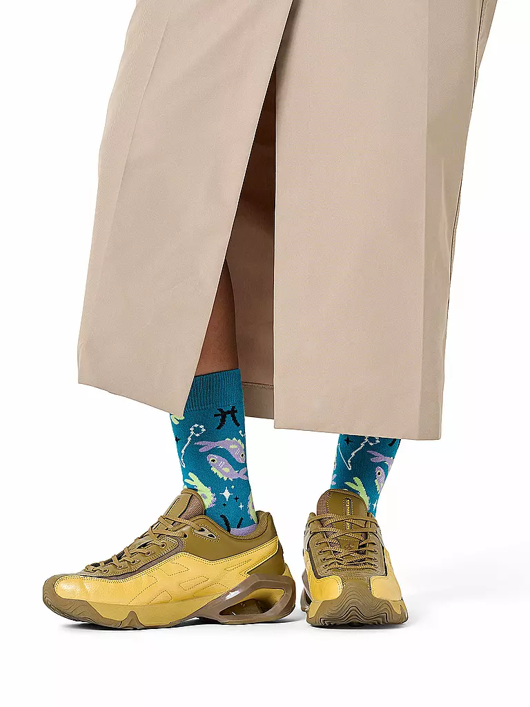 HAPPY SOCKS | Chaussettes Femme POISSON 36-40 marine | Bleu