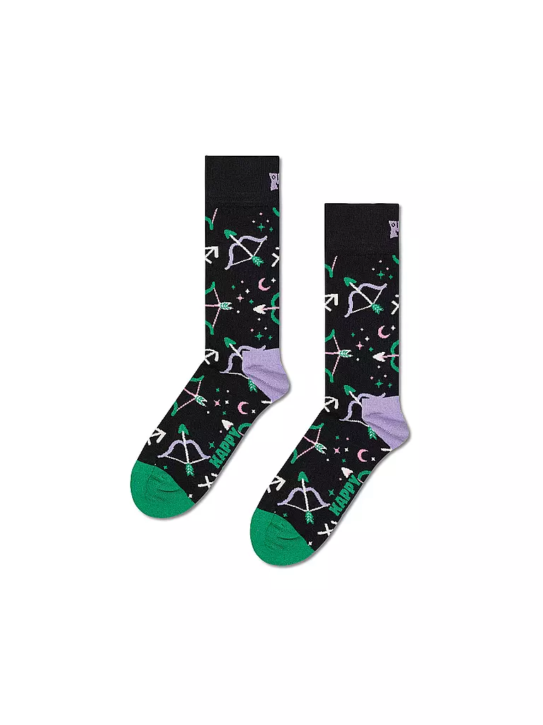 HAPPY SOCKS | Chaussettes Femme SAGITTAIRE 36-40 marine | Bleu foncé