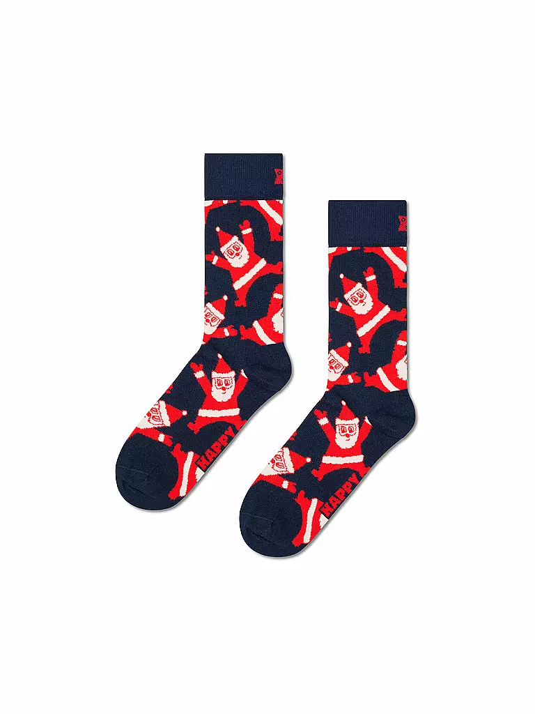 HAPPY SOCKS | Chaussettes Femme SANTA 36-40 navy | Bleu foncé