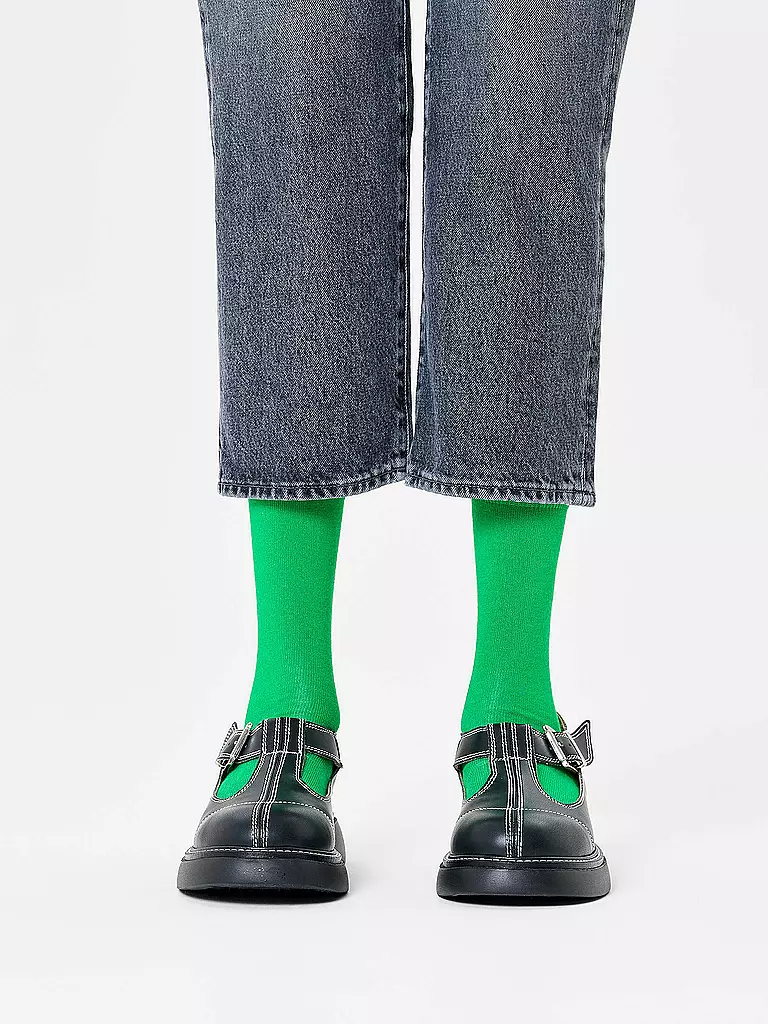 HAPPY SOCKS | Chaussettes femme SOLID SOCK taille 36 - 40 vert | Vert