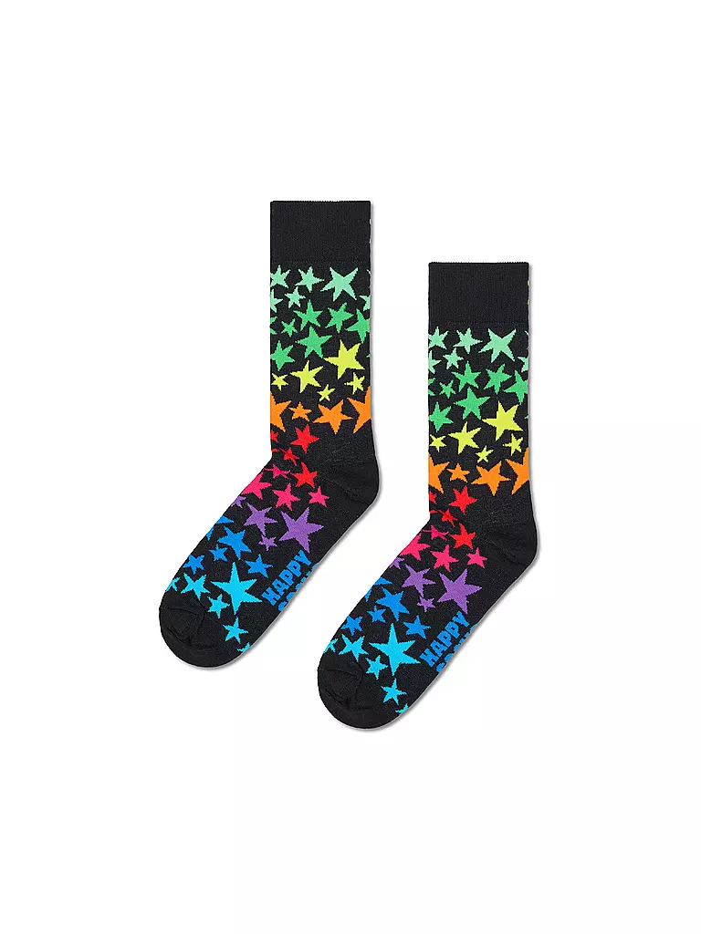 HAPPY SOCKS | Chaussettes femme STAR CLUSTER 36-40 black | schwarz
