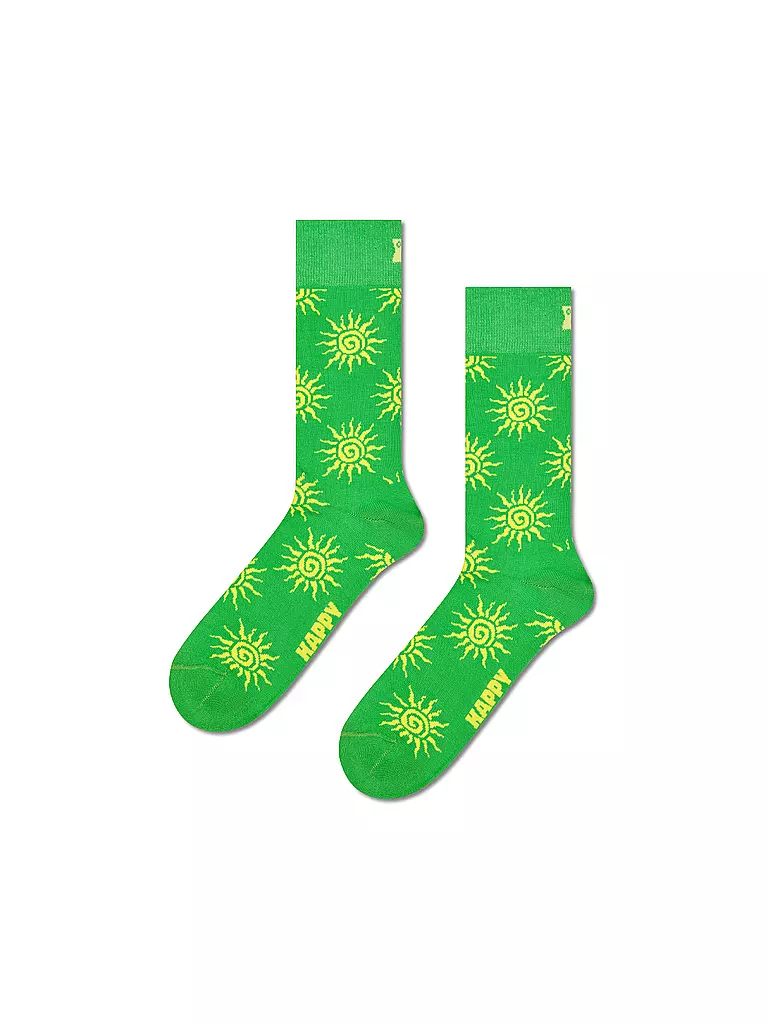 HAPPY SOCKS | Chaussettes Femme SUN 36-40 vert | Vert