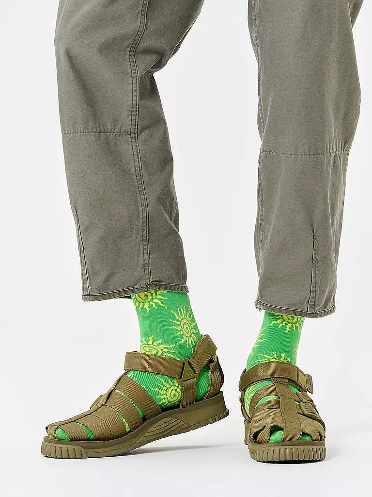 HAPPY SOCKS | Chaussettes Femme SUN 36-40 vert | Vert