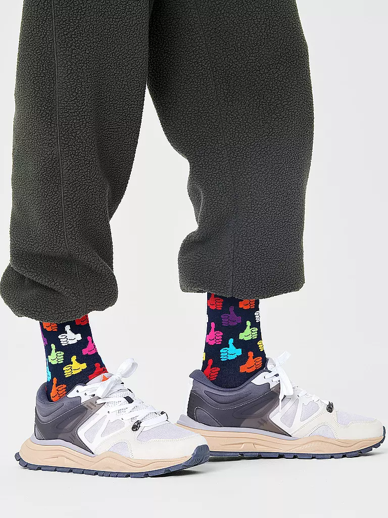 HAPPY SOCKS | Chaussettes femme THUMBS UP 36-40 marine | dunkelblau