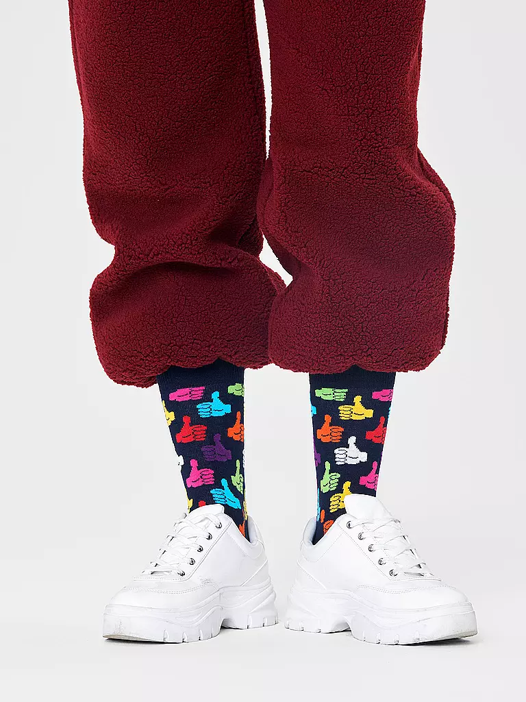 HAPPY SOCKS | Chaussettes femme THUMBS UP 36-40 marine | 