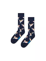 HAPPY SOCKS | Chaussettes Femme VACHE 36-40 marine | Bleu foncé