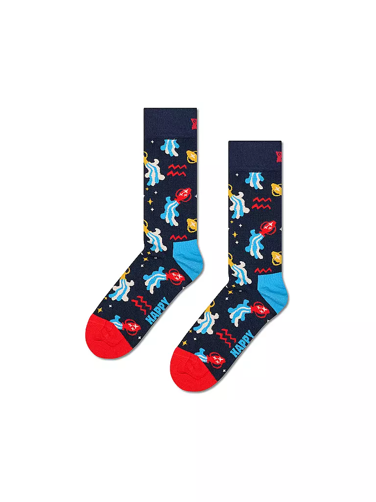 HAPPY SOCKS | Chaussettes Femme VERSEAU 36-40 marine | Bleu foncé