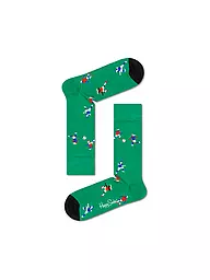 HAPPY SOCKS | Chaussettes FOOTBALL 36-40 multicolores pour femmes | Vert
