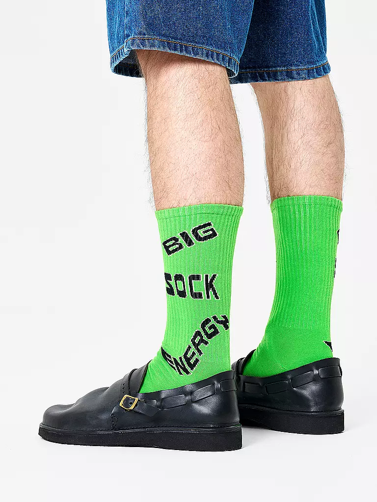 HAPPY SOCKS | Chaussettes homme BIG SOCK ENERGY SOCK 41-46 vert | grün