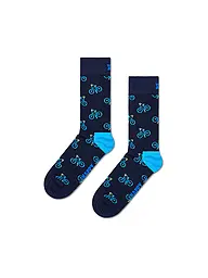 HAPPY SOCKS | Chaussettes homme BIKE 41-46 marine | Bleu foncé