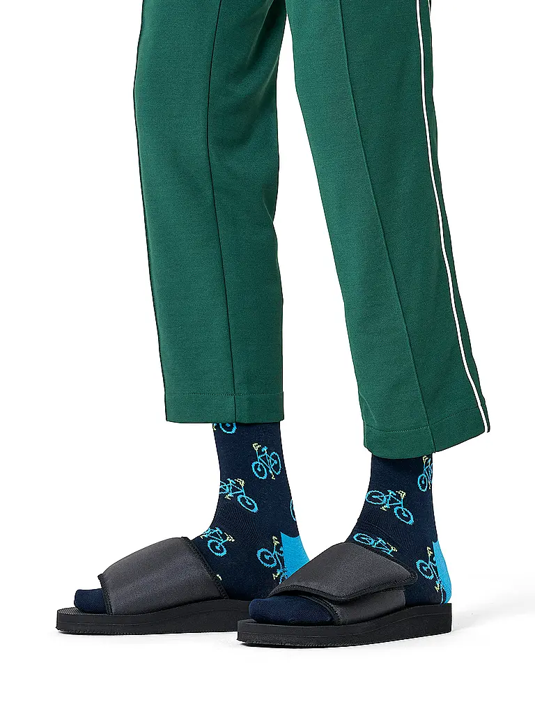 HAPPY SOCKS | Chaussettes homme BIKE 41-46 marine | Bleu foncé