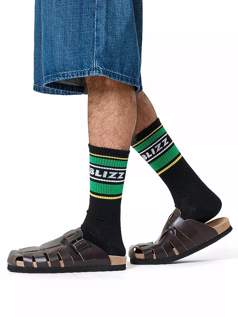 HAPPY SOCKS | Chaussettes Homme BLIZZ SNEAKER 41-46 black | Noir