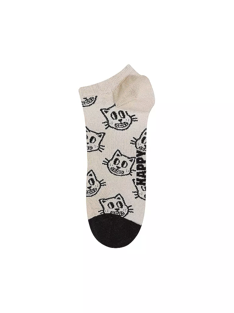 HAPPY SOCKS | Chaussettes homme CAT 41-46 blanches | creme