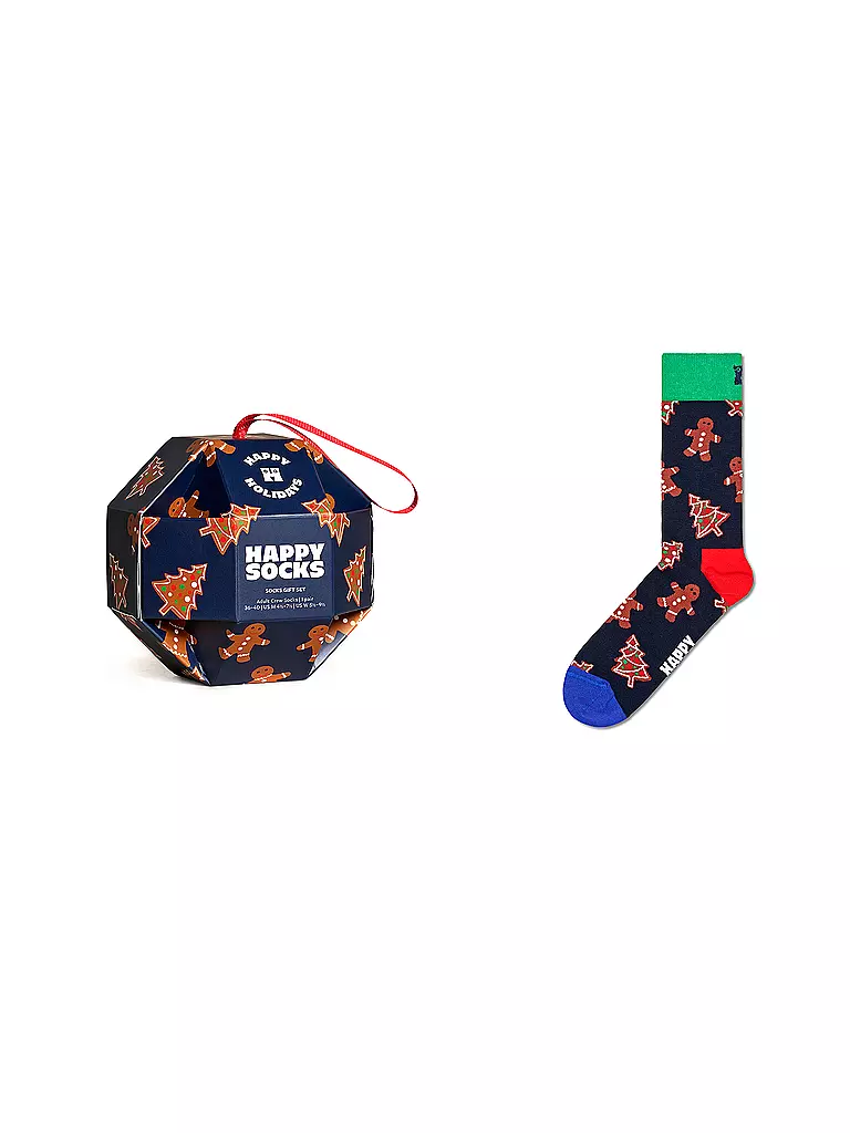 HAPPY SOCKS | Chaussettes Homme GINGERBREAD COOKIES 41-46 marine | dunkelblau