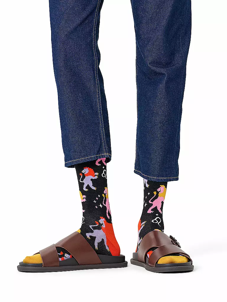 HAPPY SOCKS | Chaussettes Homme LÖWE 41-46 marine | Noir