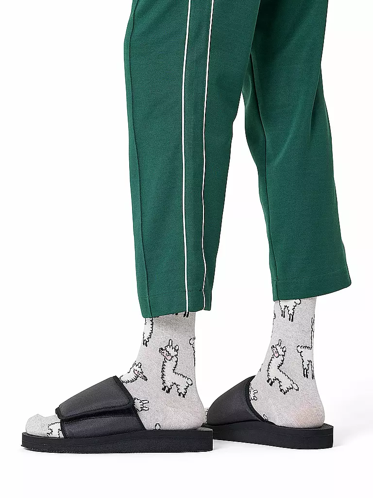 HAPPY SOCKS | Chaussettes homme LLAMA 41-46 grey | hellgrau