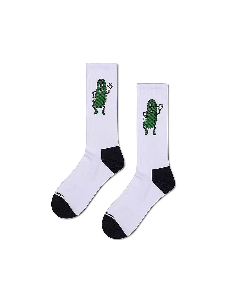 HAPPY SOCKS | Chaussettes homme PICKLE SNEAKER 41-46 white | weiss