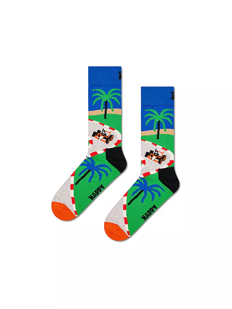 HAPPY SOCKS | Chaussettes Homme RACING 41-46 green | grün
