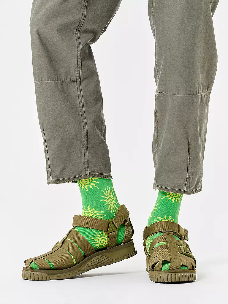 HAPPY SOCKS | Chaussettes Homme SUN 41-46 green | Vert