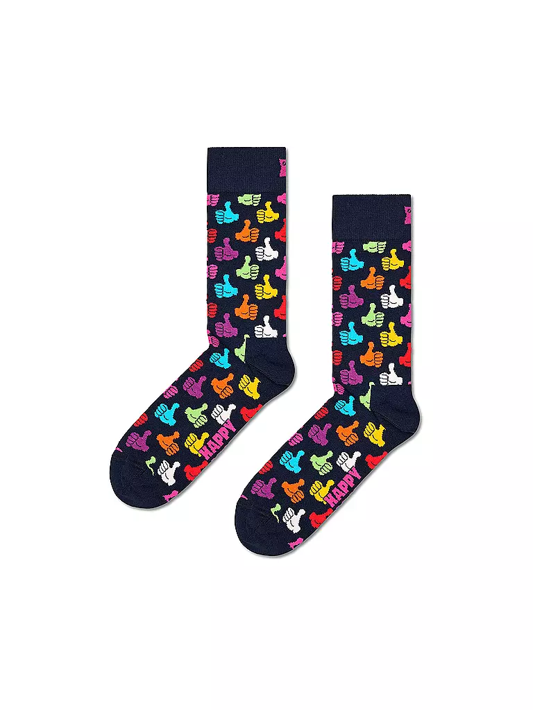 HAPPY SOCKS | Chaussettes homme THUMBS UP navy | blau