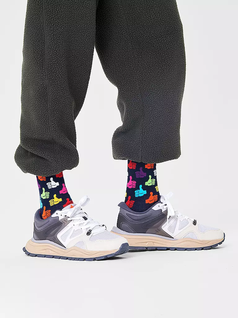 HAPPY SOCKS | Chaussettes homme THUMBS UP navy | blau