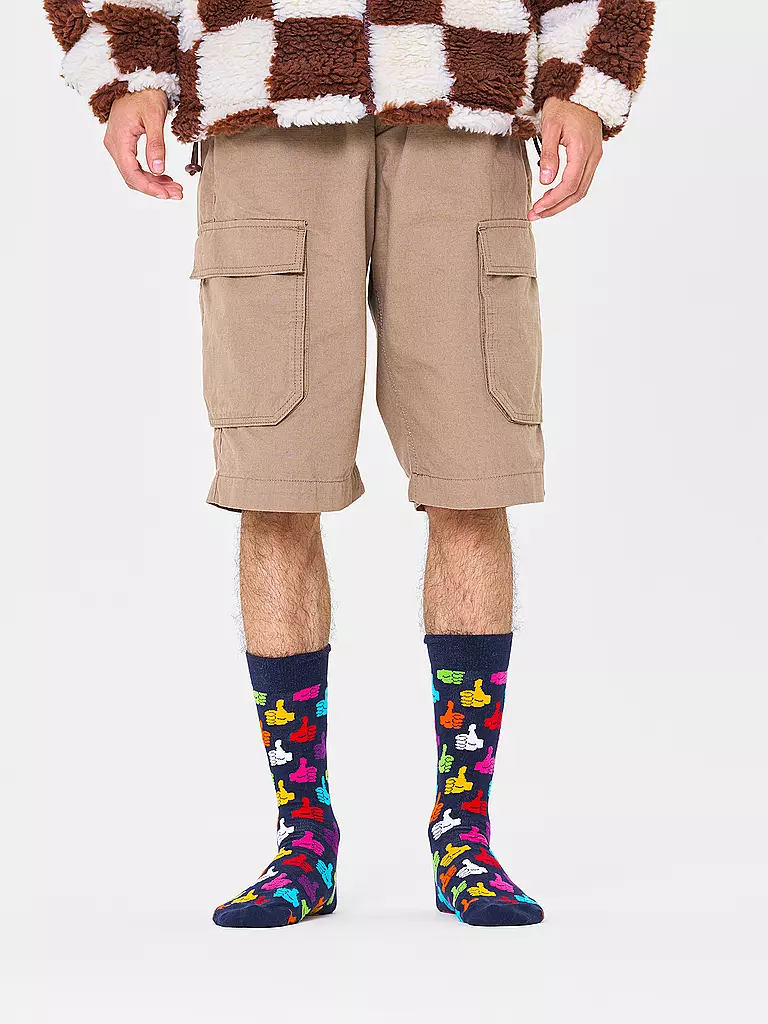 HAPPY SOCKS | Chaussettes homme THUMBS UP navy | blau
