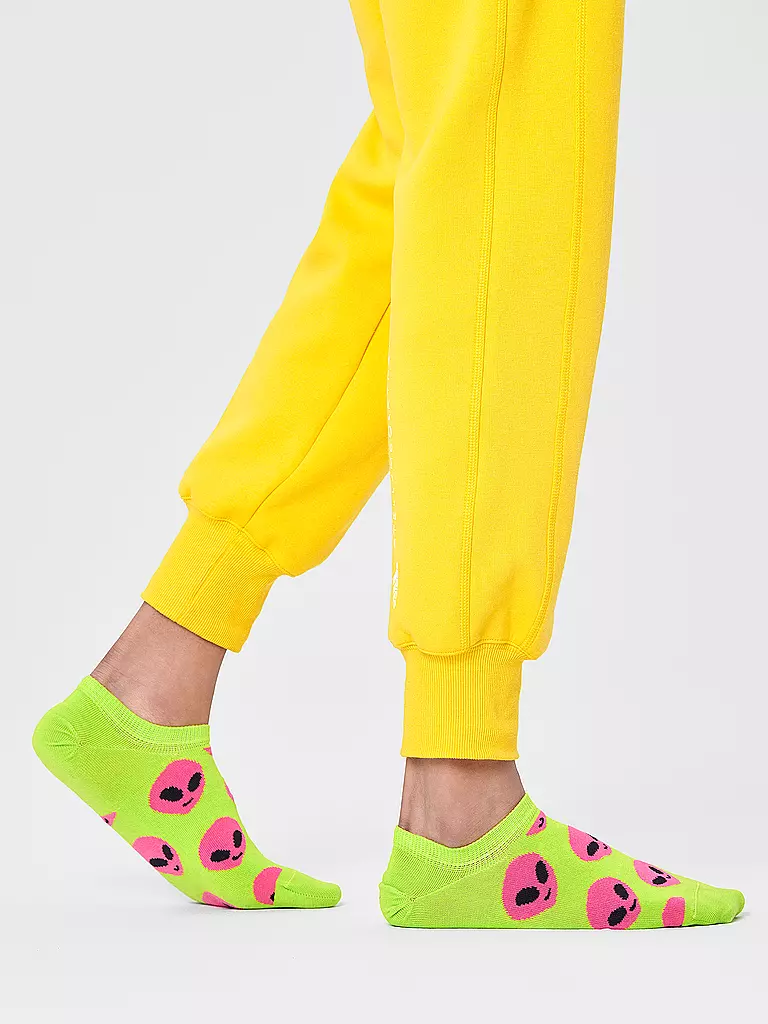 HAPPY SOCKS | Chaussettes sneaker homme ALIEN vertes | Vert