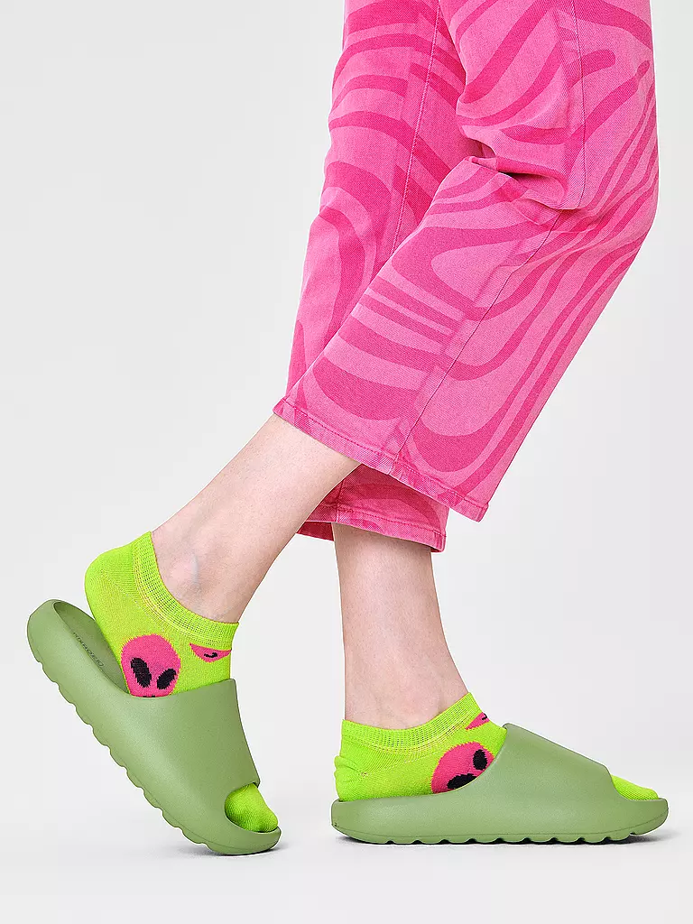 HAPPY SOCKS | Chaussettes sneaker homme ALIEN vertes | 