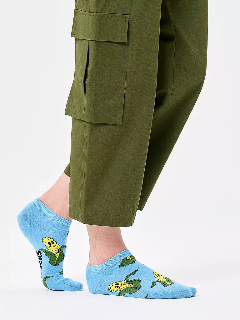 HAPPY SOCKS | Chaussettes sneaker homme CORN 41-46 bleu clair | hellblau