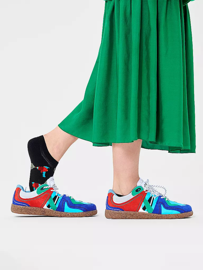 HAPPY SOCKS | Chaussettes sneaker homme LAZER QUEST noir / multi | 